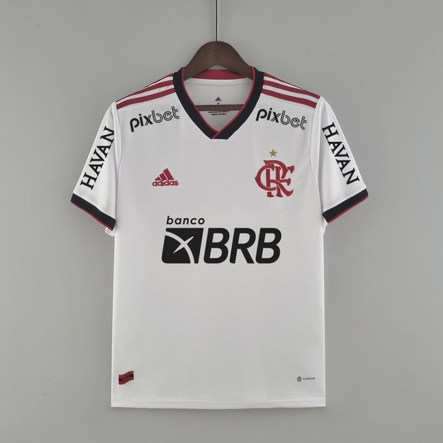 Camisa Flamengo II 22/23 - Com Patrocínios - Versão Torcedor