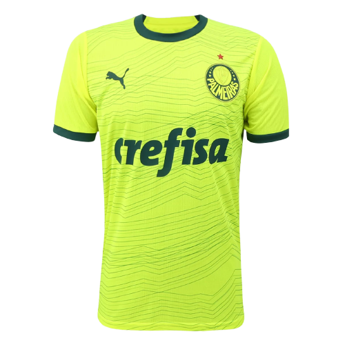 Camisa Palmeiras III 23/24 Masculina - Amarelo Fluorescente