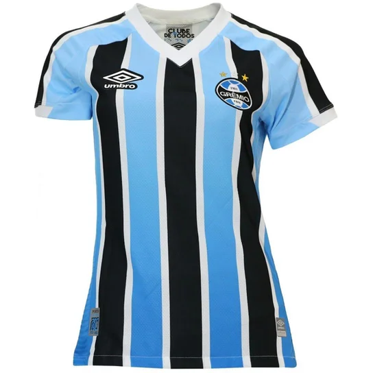 Compre agora a camisa feminina do Grêmio Home 2023 na loja oficial d