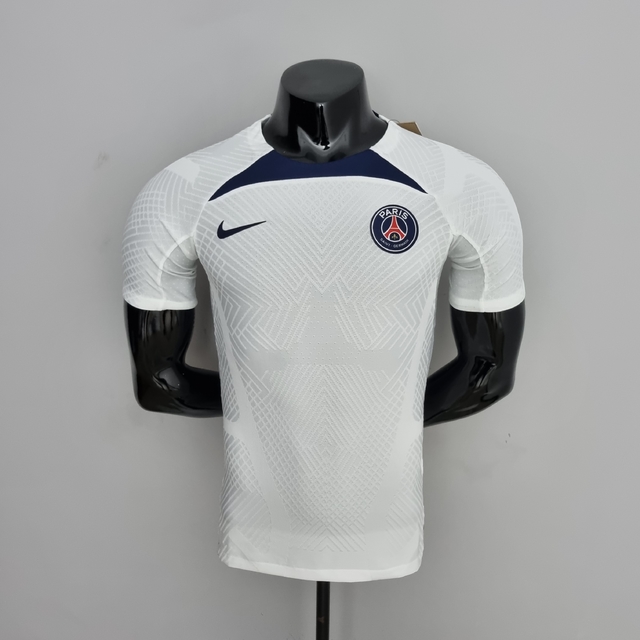 Camisa PSG Treino 22/23 - JOGADOR - Black - Nike - Branca