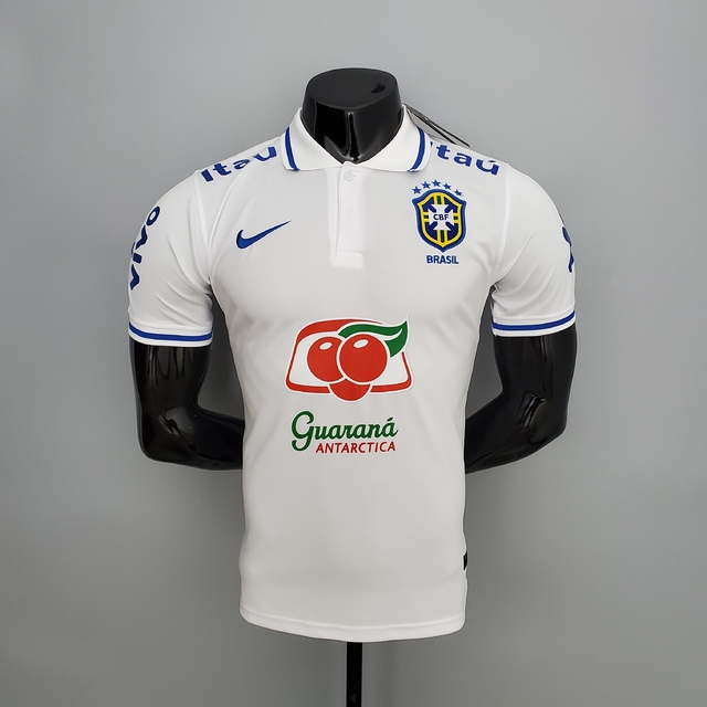 Camiseta Infantil Seleção Brasileira Branca