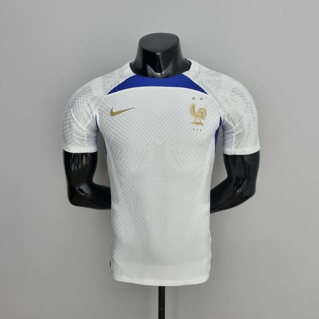 Camisa Seleção França Versão Jogador 22/23 - Nike - Branca