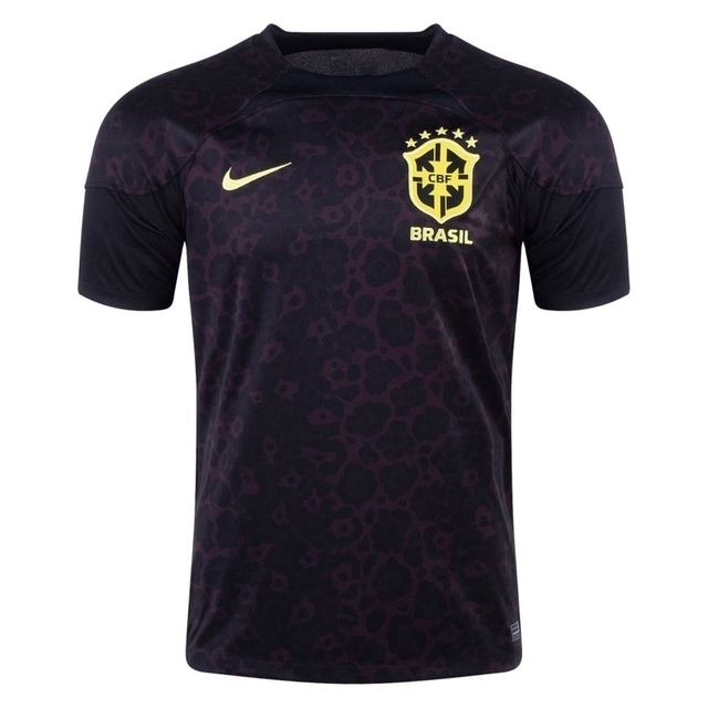 Camisa Goleiro Seleção Brasil 22/23 Qatar - Unisex Nike - Preto