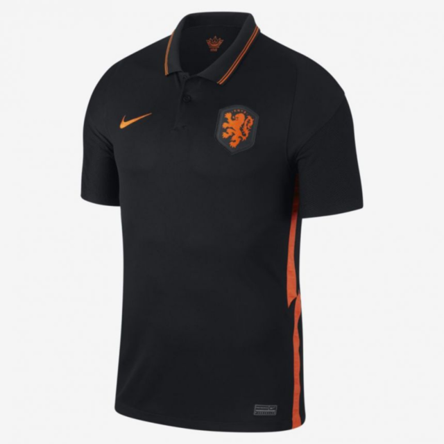 Camisa Holanda Away 20/21 Torcedor Nike Masculina - Preta