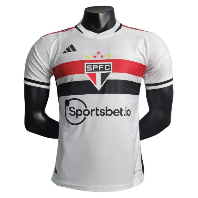Camisa São Paulo Home 23/24 - Jogador Adidas Masculina - Branco