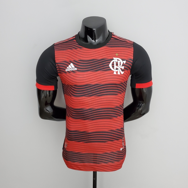 Camisa Flamengo Pré-Jogo 2022/2023 Torcedor Masculina - Preta