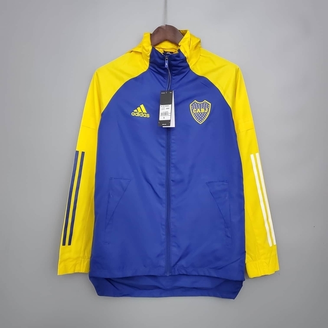 Corta vento adidas amarelo e azul outlet