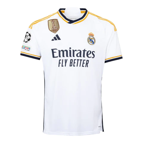 Nova Camisa Edição Jogador Real Madrid 1 Patch UEFA Champions