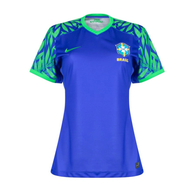 Camisa Seleção Brasil 24/24 s/n° Torcedor Nike Feminina - Azul