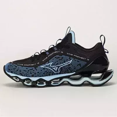 Tenis Mizuno Wave Prophecy 13 Masculino Preto e Azul
