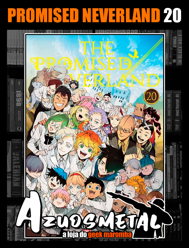 The Promised Neverland - COMPLETO e LACRADO - Pacote com 20 volumes!