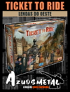 Ticket to Ride Legacy: Lendas do Oeste - Jogo de Tabuleiro [Board Game: Galápagos]
