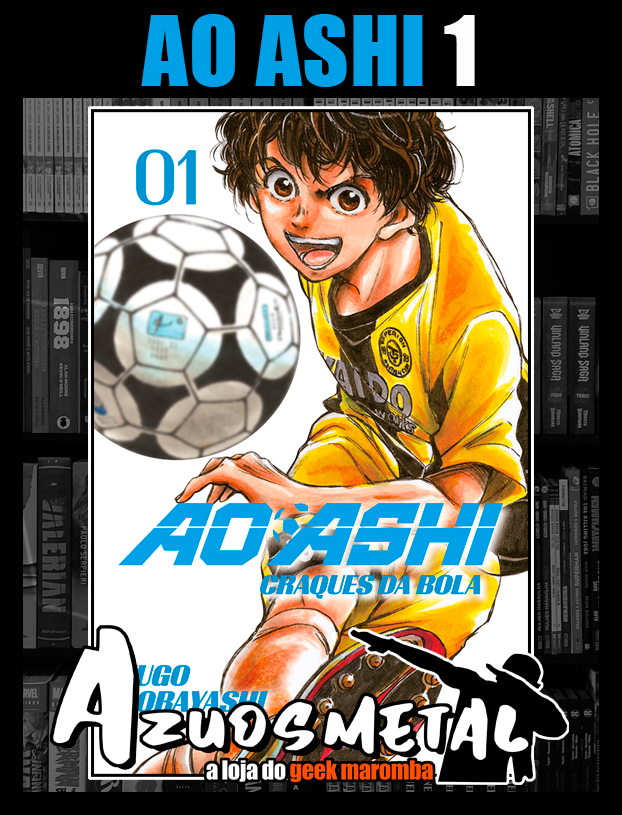 Ao Ashi – Craques da Bola  Biblioteca Brasileira de Mangás