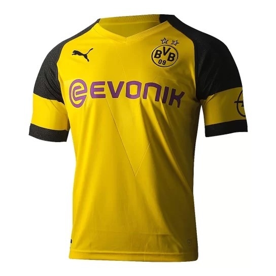 Camisa Borussia Dortmund Home 18/19 | Torcedor Puma Masculina | 753310