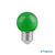 Foco Lamparita Led ETHEOS - 1w - Gota G45 Verde p/ guirnaldas