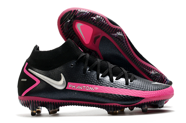 Chuteira Nike Phantom GT Dynamic Fit Elite FG-Preto/Rosa