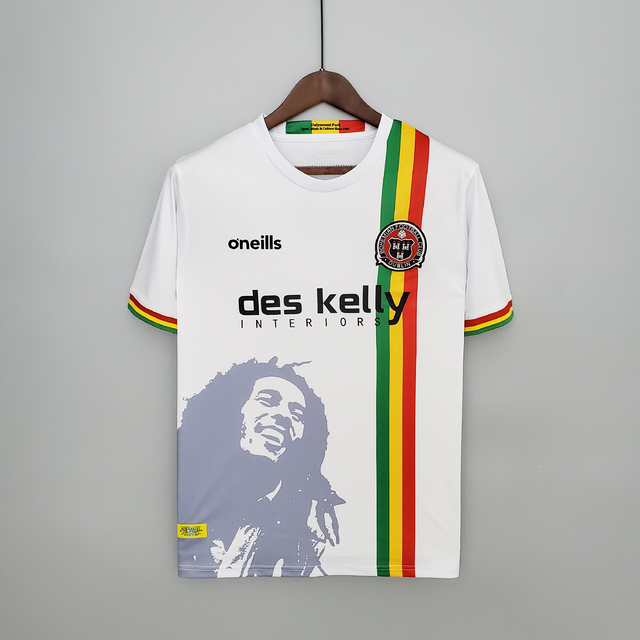 CAMISA BOHEMIAN BOB MARLEY 22 23 TORCEDOR O NEILLS MASCULINA BRANCA