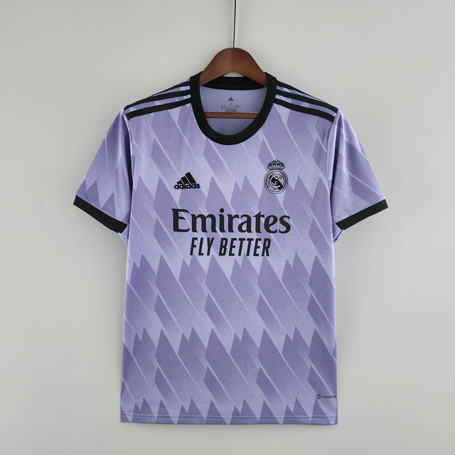 CAMISA REAL MADRID AWAY 22/23 TORCEDOR-ADIDAS-MASCULINA-ROXA