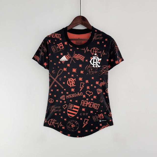 Camisa Flamengo Pré match s/n 22/23 - Adidas-Feminina