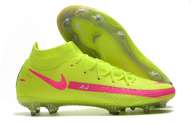 Chuteira Nike Phantom GT Elite Dynamic Fit DF FG Verde Rosa