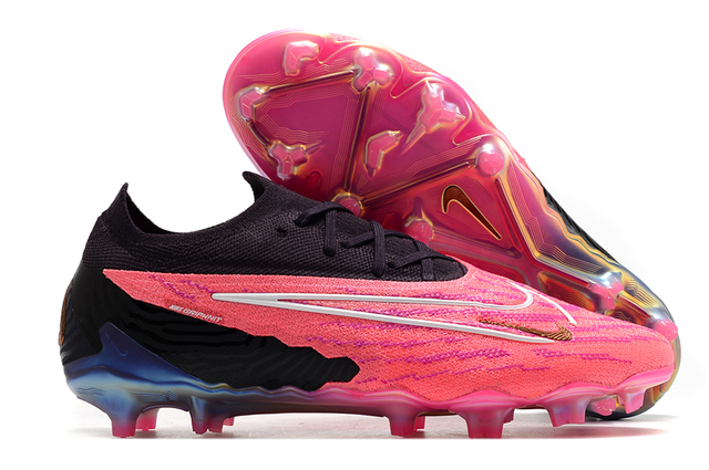 Chuteira de Campo NIKE Phantom GX Elite DF FG Rosa/Preto