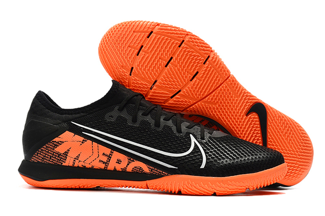 Chuteira Futsal Nike Mercurial Vapor 13 Pro IC-Preto/Laranja