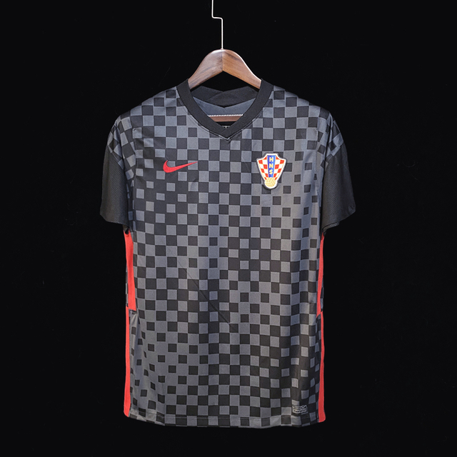 CAMISA SELEÇÃO CROÁCIA AWAY 20/21 TORCEDOR -NIKE-MASCULINA-PRETO