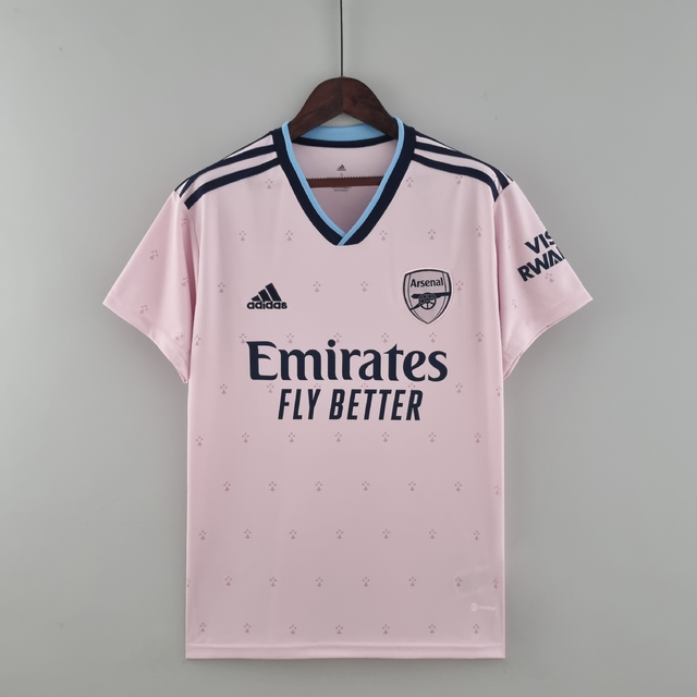 CAMISA ARSENAL THIRD 22/23 TORCEDOR-ADIDAS-MASCULINA-ROSA