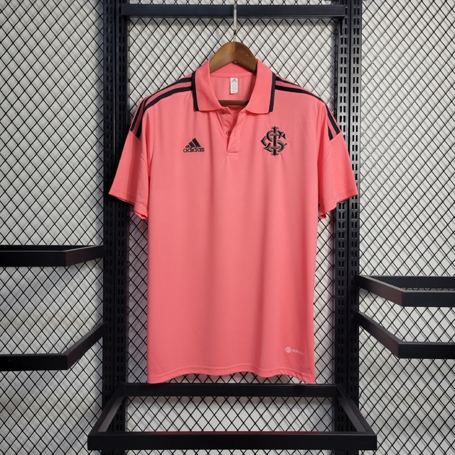 CAMISA POLO INTERNACIONAL 22/23 TORCEDOR-ADIDAS-MASCULINA-ROSA