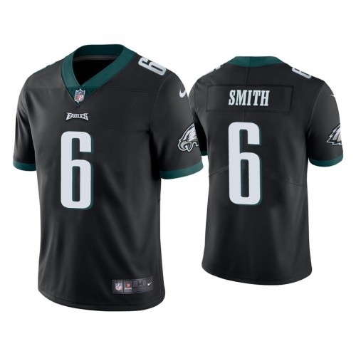 CAMISA FUTEBOL AMERICANO NFL PHILADELPHIA EAGLES SMITH- HOME BORDADO -  PRETO/VERDE