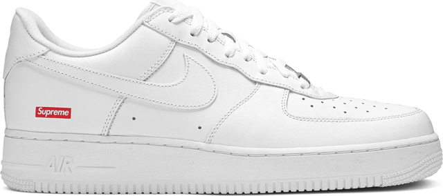 Supreme air force cheap 1 low white