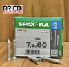 Spax Ra 7.5x60mm T30 100pz