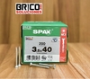 Spax Madera 3.5x40mm Media Cuerda T20 200pz