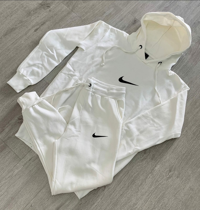 Moletom branco sale masculino nike