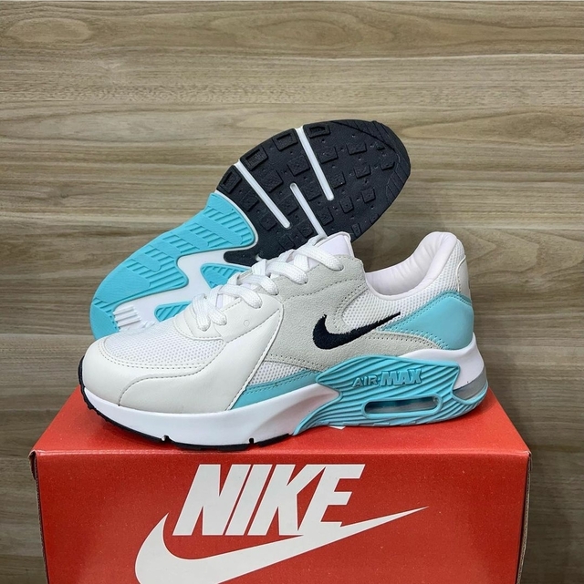 Nike air max feminino azul best sale