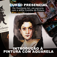 Curso presencial - introdução à pintura com aquarela - comprar online