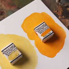 Trio de aquarelas amarelas (aquarelas de linha profissional) - Pestilento Art