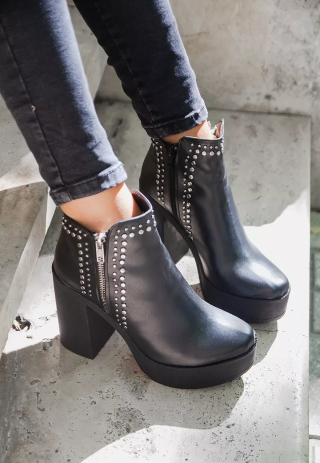 botas de cuero mujer