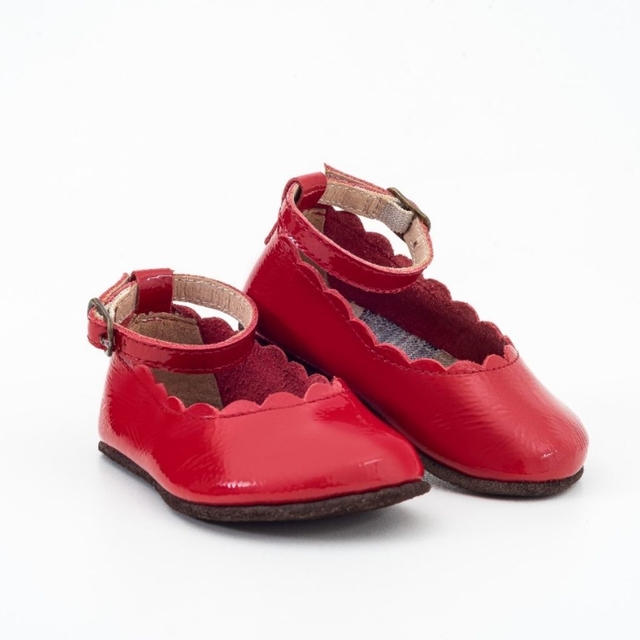 Sapato Bebê - Boneca Vermelho - Comprar em Mundo Mini