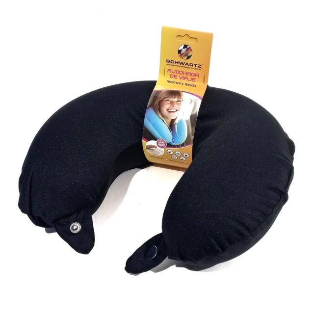 Almohada De Viaje Viscoelástico Cervical