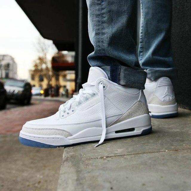 Air Jordan 3 Retro 'Pure White' - Outlet Imports Shoes