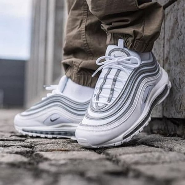 Nike air max 97 white/reflective silver/wolf grey on sale