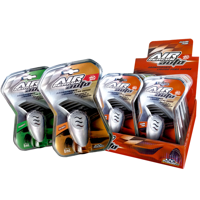 Aromatizante Liquido Para Auto Con Difusor Air Perfum 8ml - tienda online