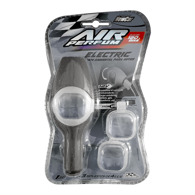 Imagen de Perfume Electric Car 12v Air Perfum Con Cargador Usb