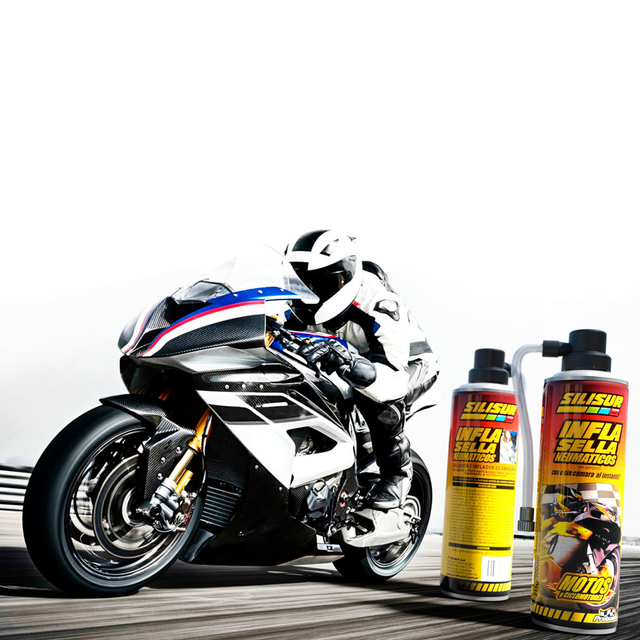 Infla Y Sella Cubiertas Y Neumáticos de Moto - Probusol