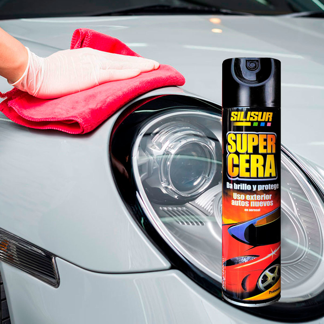 Super Cera Para Auto En Aerosol Silisur 260grs en internet