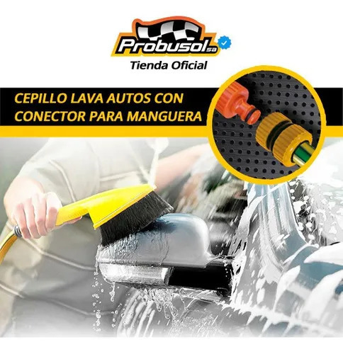Cepillo Lava Auto Con Acople Para Manguera Silisur en internet