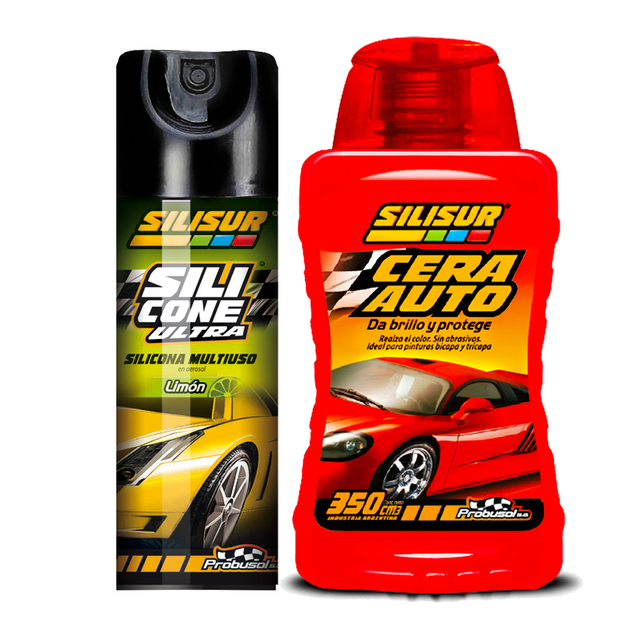 KIT DUO 11 Silicona en Aerosol Ultra + Cera Líquida