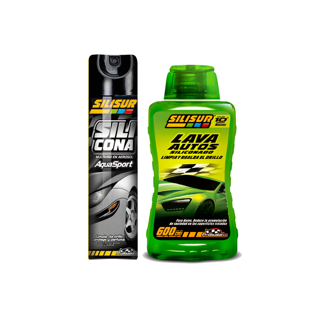 KIT DUO 3 Silicona en Aerosol + Shampoo