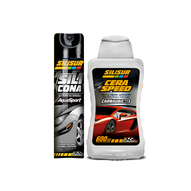 KIT DUO 9 Silicona en Aerosol + Cera Speed